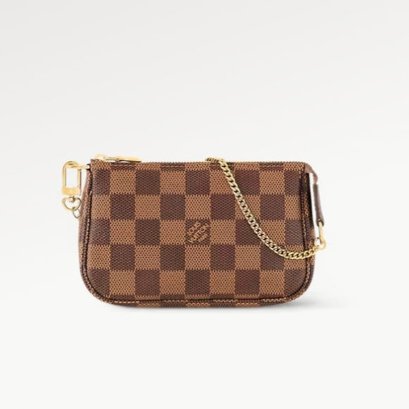 Louis Vuitton Mini Pochette Damier Ebene (Made in France) - Picture 8 of 13